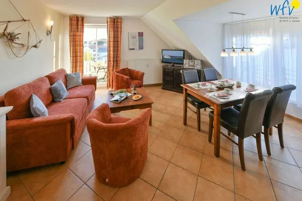 Wohnzimmer Villa Vogelsang Ferienwohnung 11