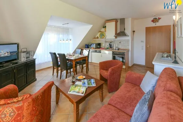 Wohnzimmer Villa Vogelsang Ferienwohnung 11