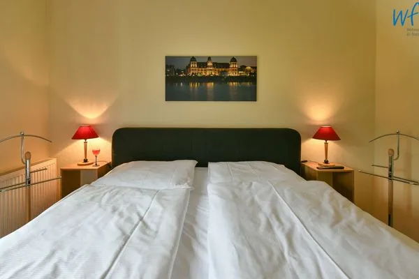 Schlafzimmer Residenz Binz Ferienwohnung 17
