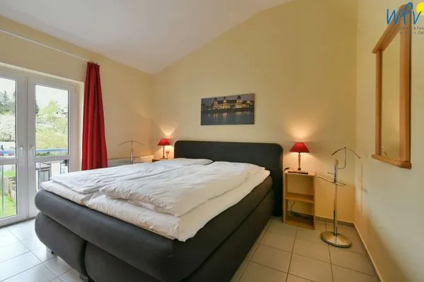 Schlafzimmer Residenz Binz Ferienwohnung 17
