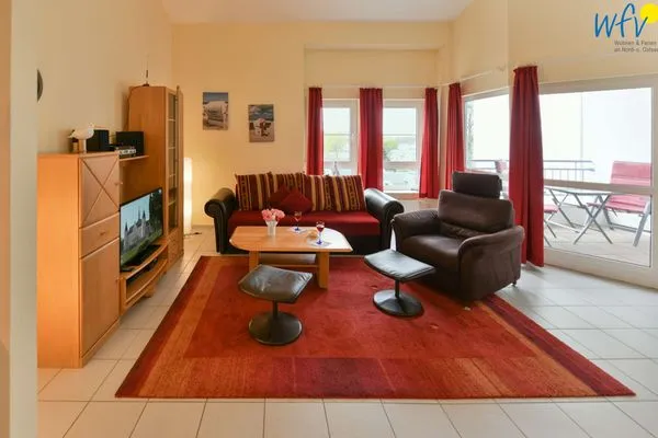Wohnzimmer Residenz Binz Ferienwohnung 17