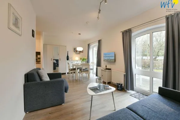 Wohnzimmer Residenz am Rosengarten Ferienwohnung 1