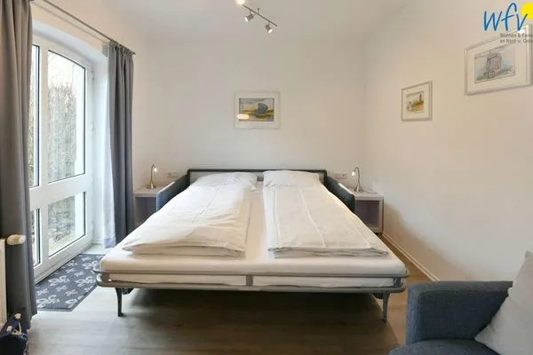 Schlafzimmer Residenz am Rosengarten Ferienwohnung 1