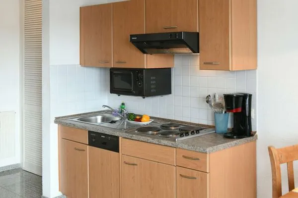 Küche / Küchenzeile Ferienappartements Am Neuensiener See Ferienwohnung 2