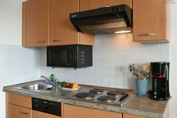 Küche / Küchenzeile Ferienappartements Am Neuensiener See Ferienwohnung 2