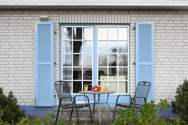 Terrasse Ferienappartements Am Neuensiener See Ferienwohnung 2