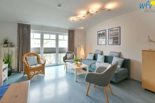 Wohnzimmer Villa Kranich Ferienwohnung 8