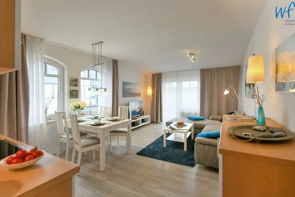 Wohnzimmer Villa Kranich Ferienwohnung 9
