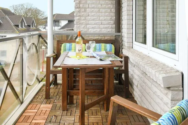 Balkon Villa Kranich Ferienwohnung 9