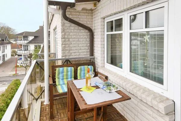 Balkon Villa Kranich Ferienwohnung 9