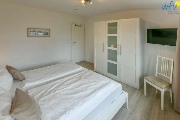Schlafzimmer Villa Kranich Ferienwohnung 9