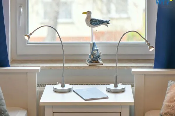 Schlafzimmer Villa Kranich Ferienwohnung 9