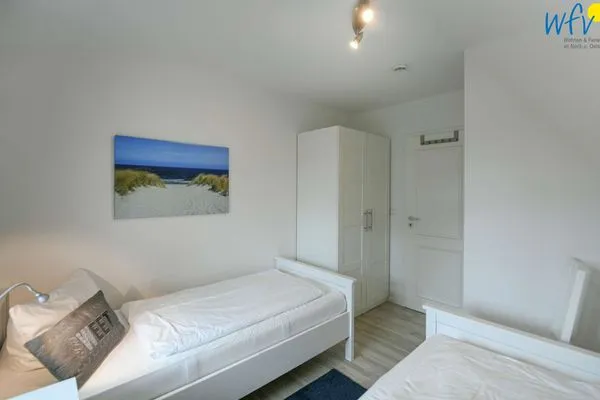 Schlafzimmer Villa Kranich Ferienwohnung 9