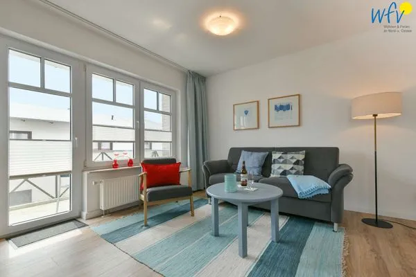 Wohnzimmer Villa Kranich Ferienwohnung 6