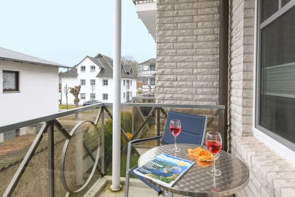 Balkon Villa Kranich Ferienwohnung 6