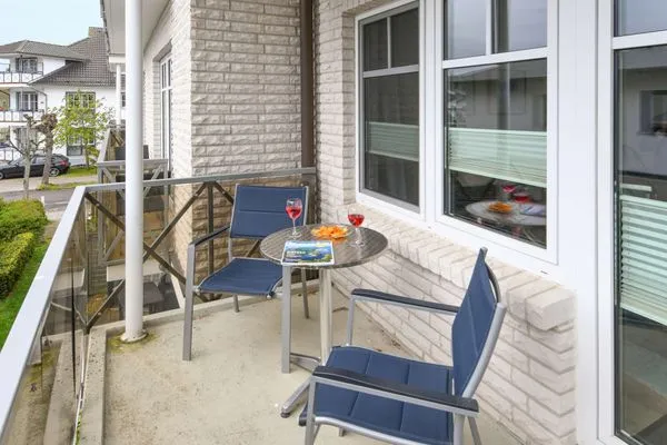 Balkon Villa Kranich Ferienwohnung 6