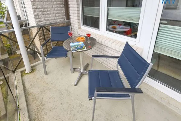 Balkon Villa Kranich Ferienwohnung 6