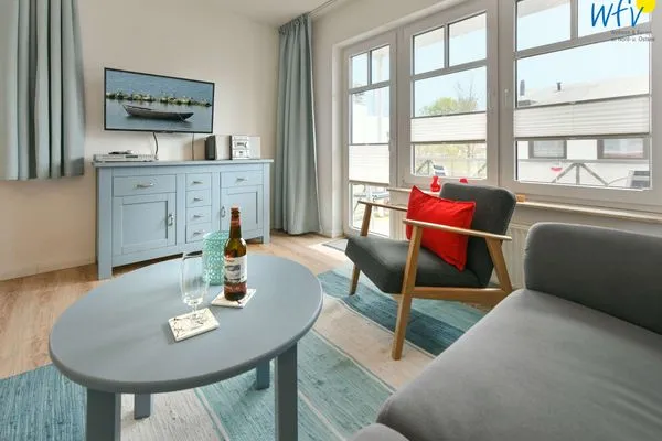 Wohnzimmer Villa Kranich Ferienwohnung 6