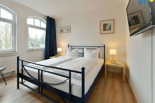 Schlafzimmer Villa Kranich Ferienwohnung 6