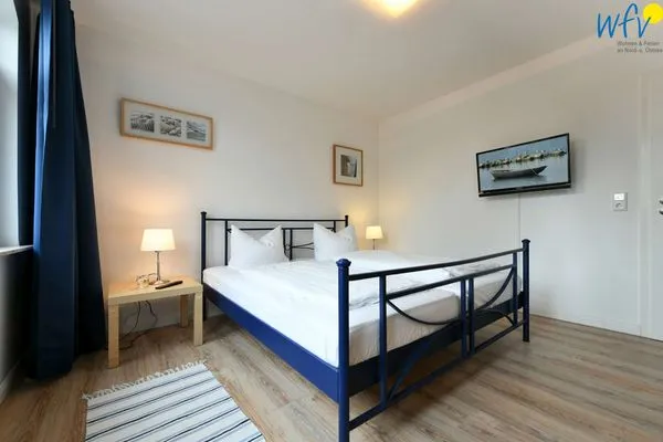 Schlafzimmer Villa Kranich Ferienwohnung 6