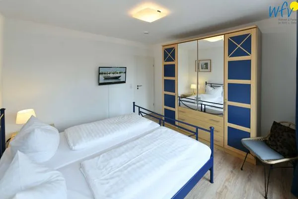 Schlafzimmer Villa Kranich Ferienwohnung 6