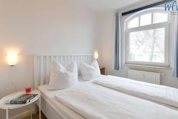Schlafzimmer Villa Kranich Ferienwohnung 6