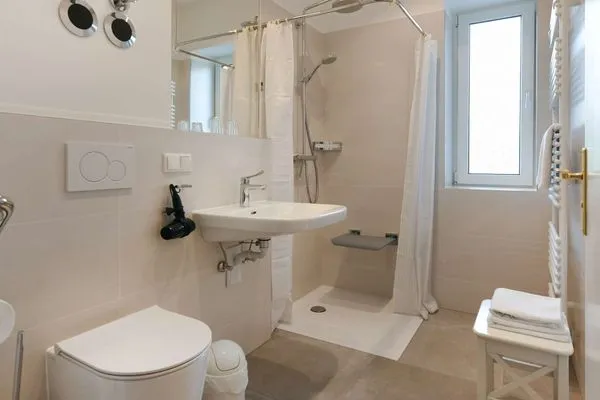 Badezimmer Haus am Hövt Ferienwohnung 1