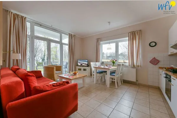 Wohnzimmer Haus am Hövt Ferienwohnung 2