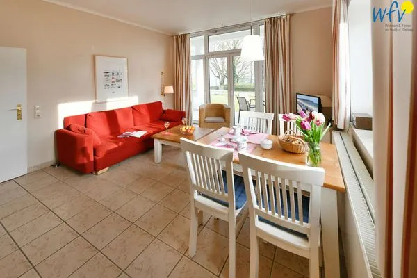 Wohnzimmer Haus am Hövt Ferienwohnung 2