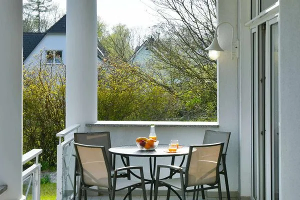 Terrasse Haus am Hövt Ferienwohnung 2