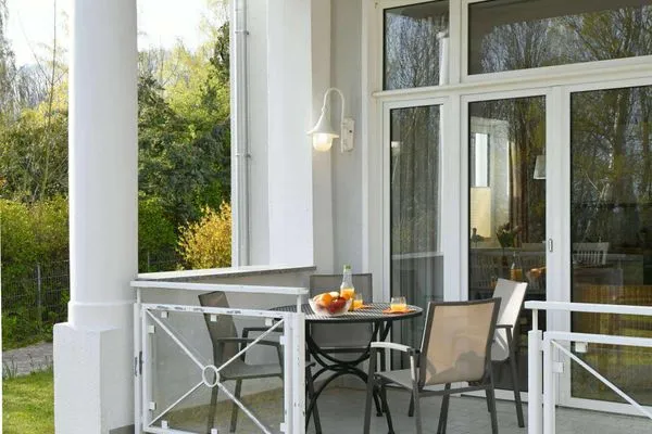 Terrasse Haus am Hövt Ferienwohnung 2