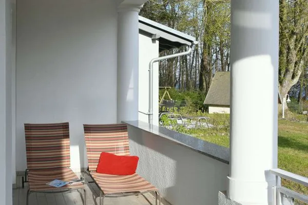 Terrasse Haus am Hövt Ferienwohnung 2