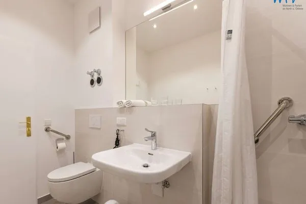 Badezimmer Haus am Hövt Ferienwohnung 2