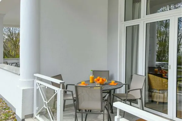 Terrasse Haus am Hövt Ferienwohnung 3