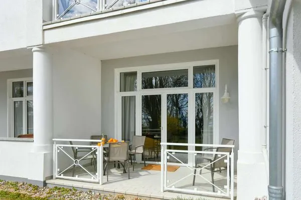 Terrasse Haus am Hövt Ferienwohnung 3
