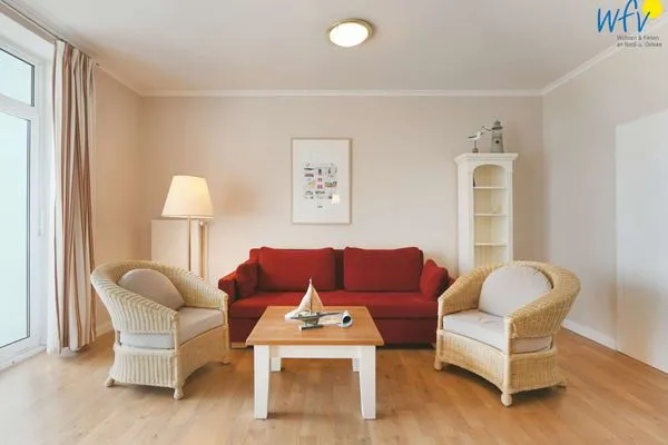 Wohnzimmer Haus am Hövt Ferienwohnung 6