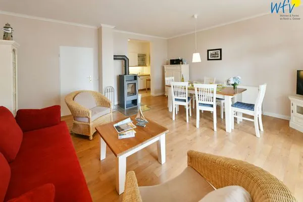 Wohnzimmer Haus am Hövt Ferienwohnung 6