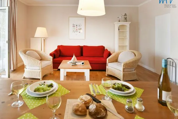 Wohnzimmer Haus am Hövt Ferienwohnung 6