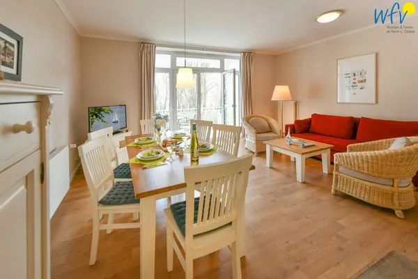 Wohnzimmer Haus am Hövt Ferienwohnung 6