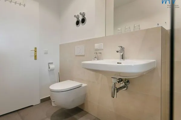 Badezimmer Haus am Hövt Ferienwohnung 6