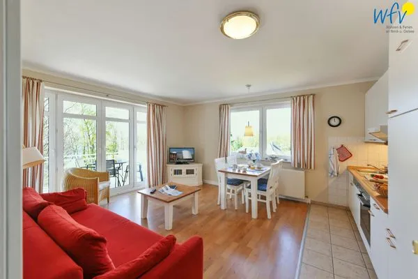 Wohnzimmer Haus am Hövt Ferienwohnung 8