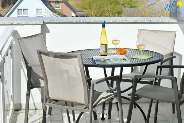 Balkon Haus am Hövt Ferienwohnung 8