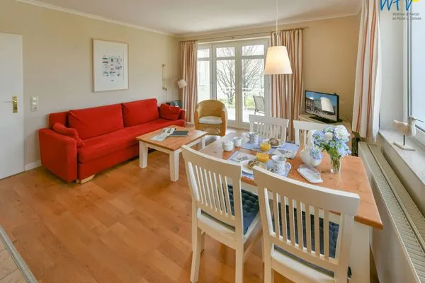 Wohnzimmer Haus am Hövt Ferienwohnung 8