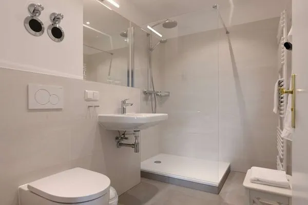 Badezimmer Haus am Hövt Ferienwohnung 8