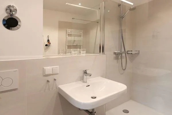 Badezimmer Haus am Hövt Ferienwohnung 8