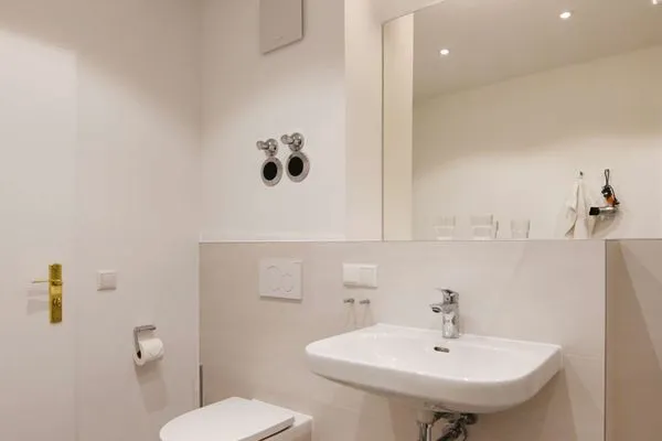 Badezimmer Haus am Hövt Ferienwohnung 8