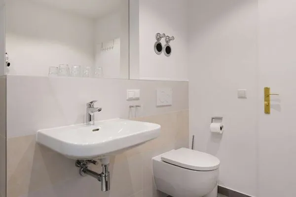 Badezimmer Haus am Hövt Ferienwohnung 9