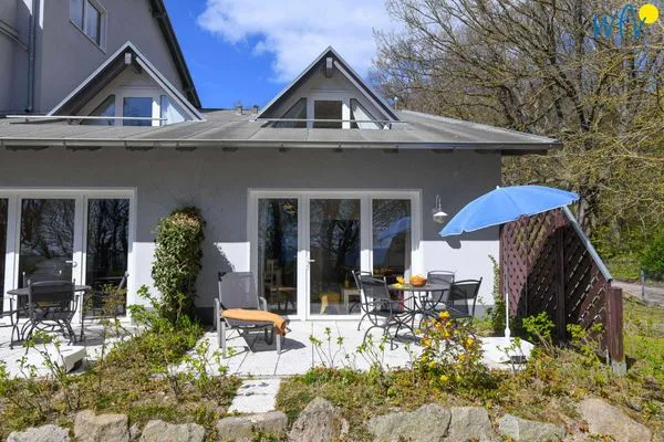 Terrasse Haus am Hövt Ferienwohnung 11