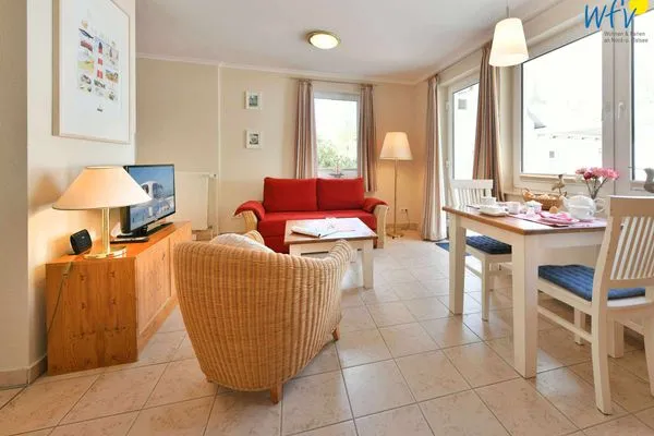 Wohnzimmer Haus am Hövt Ferienwohnung 13