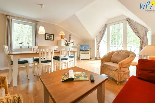 Wohnzimmer Haus am Hövt Ferienwohnung 14